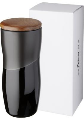 Reno 370 ml double-walled ceramic tumbler