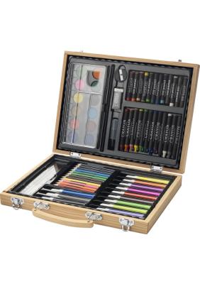 Rainbow 67-piece colouring set