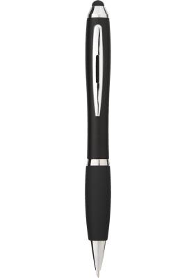 Nash coloured stylus ballpoint pen with black grip