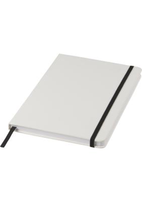 Spectrum A5 white notebook with coloured strap