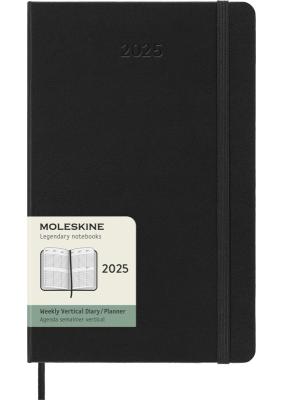 Moleskine hard cover 12 month L weekly planner vertical