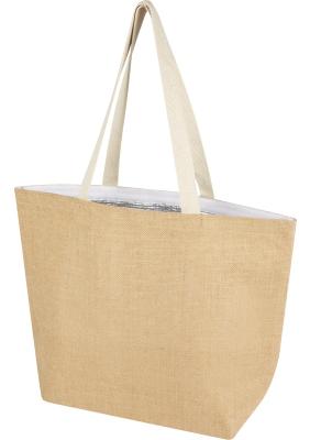 Juta 300 g/m² jute cooler tote bag 12L