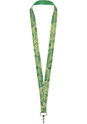 Lana recycled PET lanyard