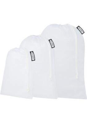 Set of 3 recycled polyester grocery bags