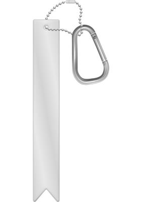 RFX™ H-9 reflective PVC hanger with carabiner