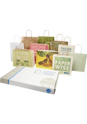 Agricultural waste and kraft paper bags sample box