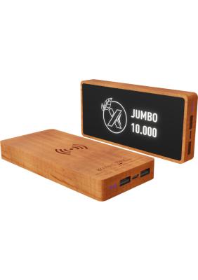 SCX.design P46 10.000 mAh wooden wireless charging power bank