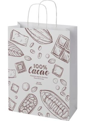 Kraft 120 g/m2 paper bag with twisted handles - XX large