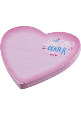 Sticky-Mate® heart-shaped recycled sticky notes