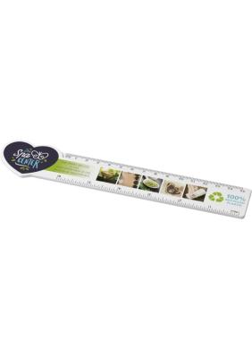 Tait 15 cm heart-shaped recycled plastic ruler