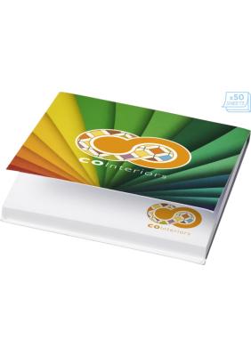 Sticky-Mate® soft cover squared sticky notes 75x75mm