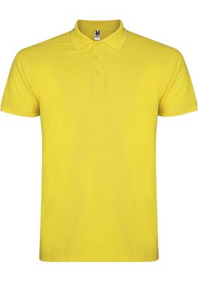 Star short sleeve men's polo